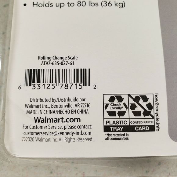 AMERICAN TOURISTER luggage scale & measuring tape 80lbs/36kg Max capacity - Picture 5 of 9